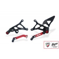 CNC Racing GIACOMO AGOSTINI LIMITED EDITION Adjustable Rearsets For MV Agusta F3, Brutale 675/800 and Dragster